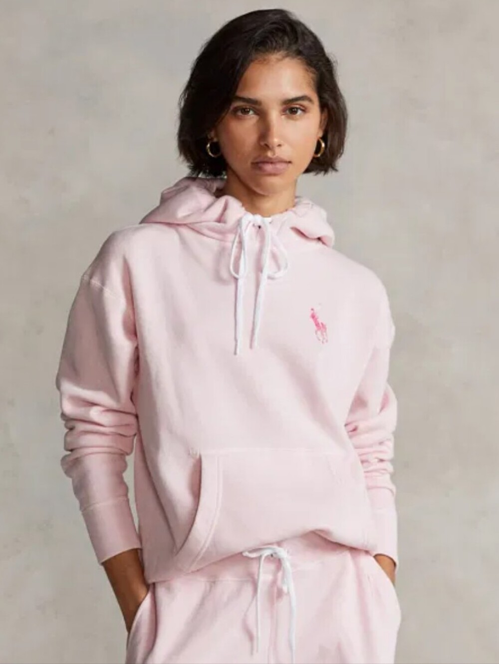 Polo Ralph Lauren Pink Pony Fleece Hoodie Size S